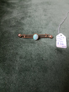 15ct Gold and Opal brooch Australian #117