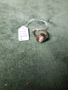 9ct and cameo ring #123