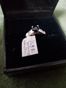 18ct Gold Sapphires and Diamond ring #139