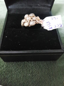 15ct Gold and Seed Pearls ring #145