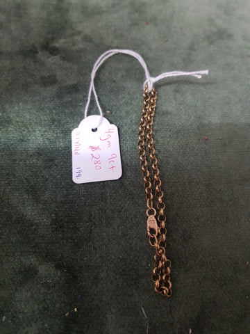 4gms 9ct Gold bracelet #199