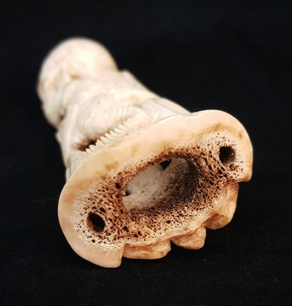 Asian Bone Dagger Handle c1880 [BD035]