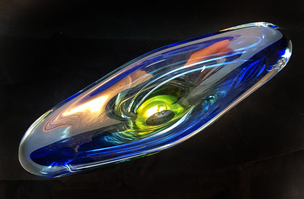 European Glass Bowl c1970 [BD049]