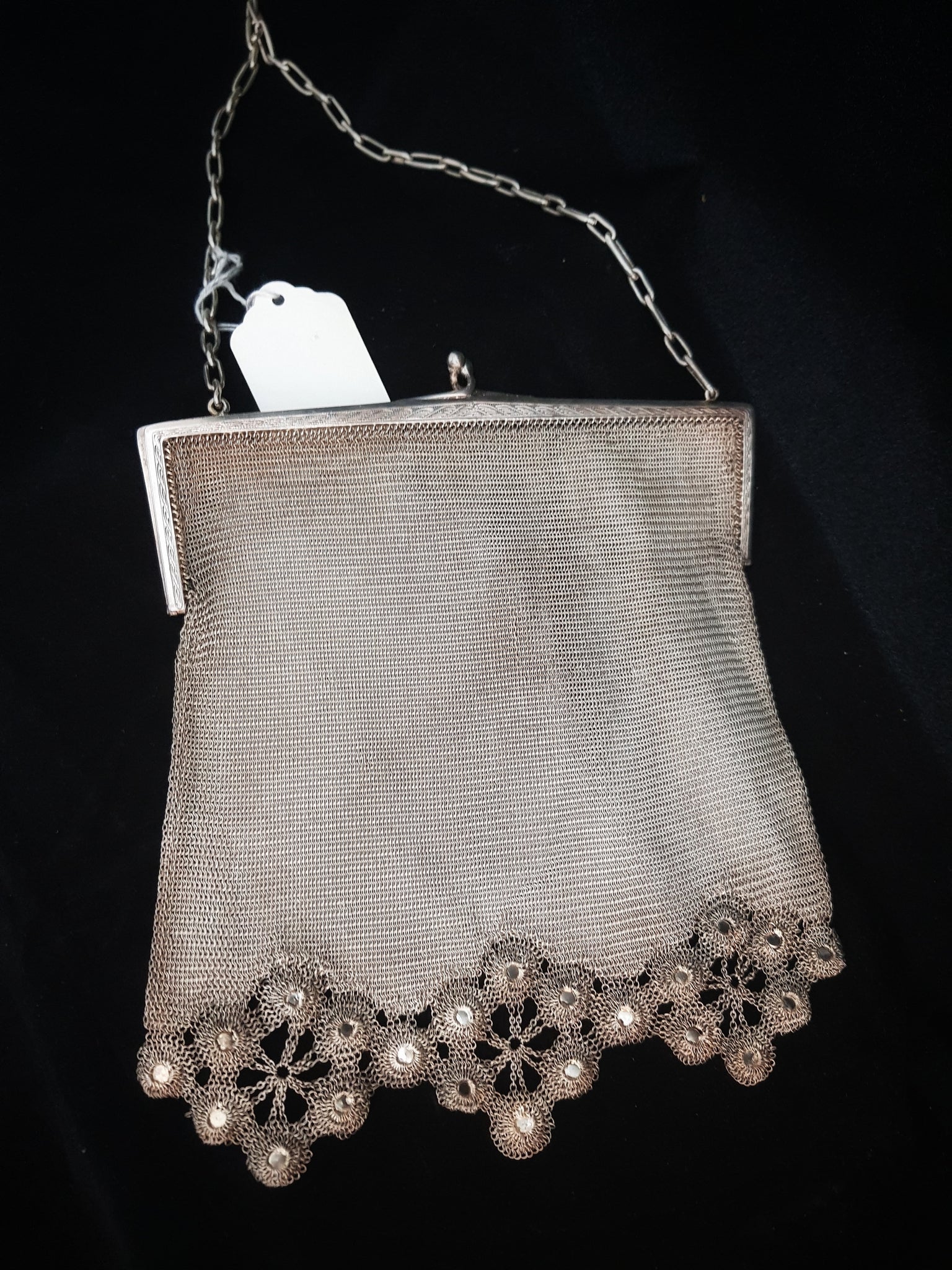 Silver Continental Bag