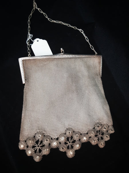 Silver Continental Bag