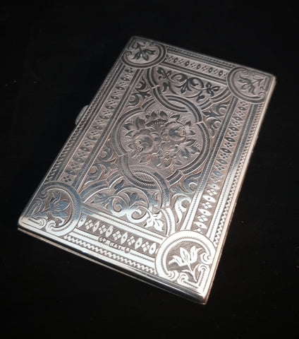 Birmingham Highland & Thomarson Sterling Silver card case