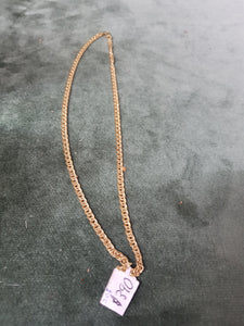 9ct Gold chain 3gms #205