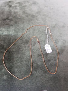 18ct Gold chain 5gms #209