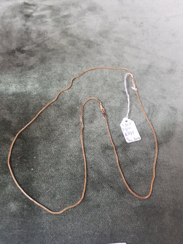 18ct Gold chain 5gms #209