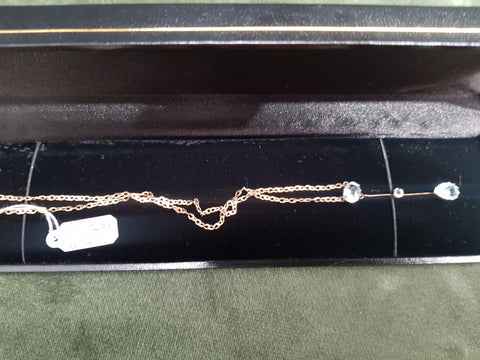 9ct Gold and Paste necklace #251