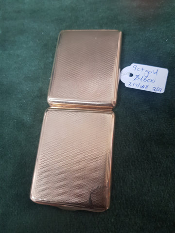 c1950 9ct Gold stamp holder Europe #269