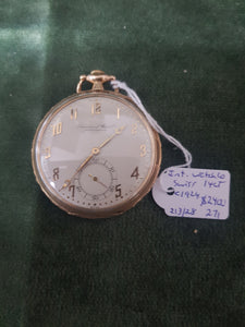 c1924 14ct Swiss International Watch Company pocket watch #271