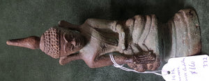 C19th Burmese Bronze Buddha 16.5cm tall #372