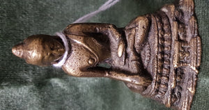 C18th Burmese Bronze Buddha 6.5cm tall #374