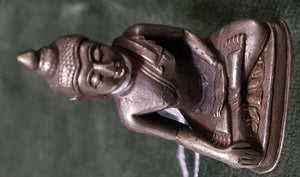 C19th Burmese Silver Buddha 4.5cm tall #375