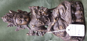Late C19th Bronze Avalokiteshvara 27cm tall China #379