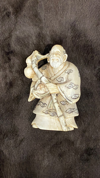 19th Century Qing Ivory Netsuke (Exported to Japan)