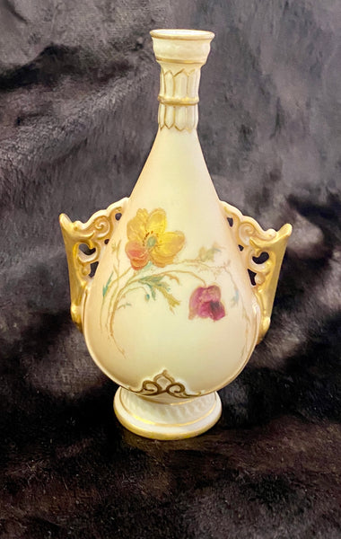 c.1950 Royal Worcester English Porcelain Mini Vase