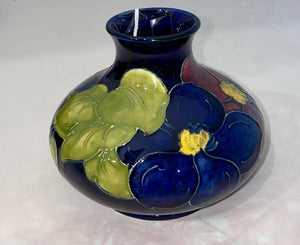 c.1960 W.M. Moorcroft Vase Clematis English Ceramic