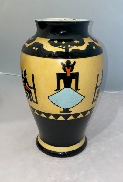 c.1930 Kin Kozan Japanese Porcelain Vase